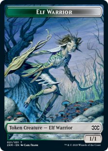 Elf Warrior token (foil) (1/1)