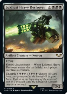 Lokhust Heavy Destroyer (surge foil)