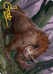 Art Card 15: Owlbear (signed)