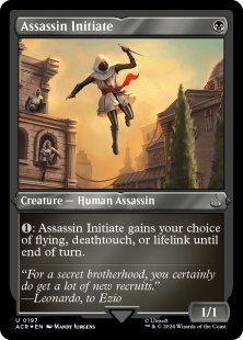 Assassin Initiate (foil-etched)
