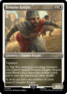 Templar Knight (foil-etched)