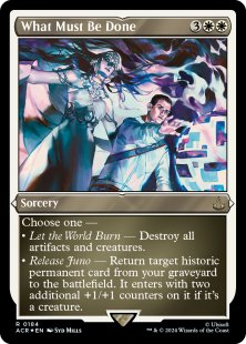 What Must Be Done (foil-etched)