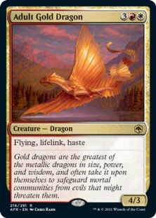 Adult Gold Dragon (foil)