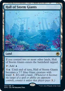 Hall of Storm Giants (foil)
