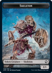 Skeleton token (foil) (1/1)