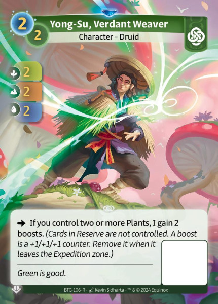 Yong-Su, Verdant Weaver (R)