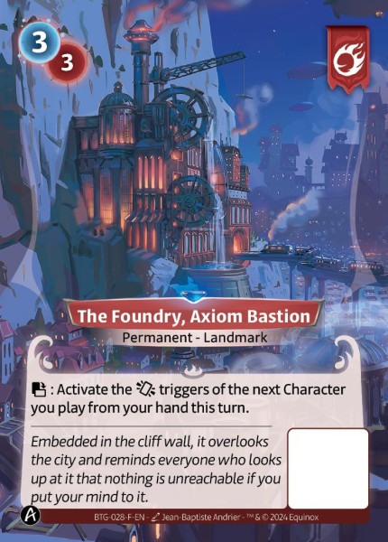 The Foundry, Axiom Bastion (F)