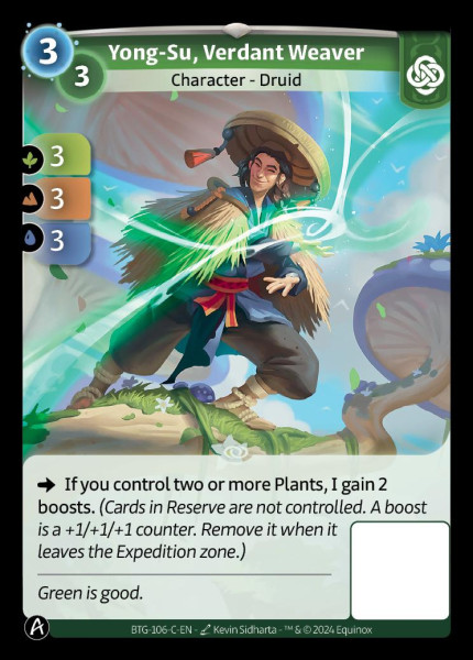 Yong-Su, Verdant Weaver (C)