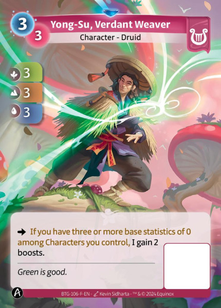 Yong-Su, Verdant Weaver (F)