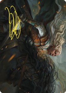 Art Card 15: Éowyn, Fearless Knight (signed)