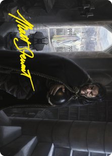 Art Card 63: Gríma, Saruman's Footman (signed)