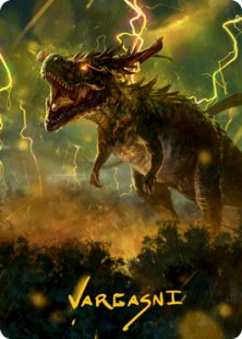 Art Card 42: Thrasta, Tempest's Roar (signed)