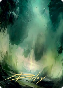 Art Card 13: Swamp (1) (signed)