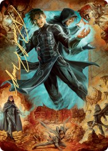 Art Card 02: Jace, Mirror Mage (2) (signed)