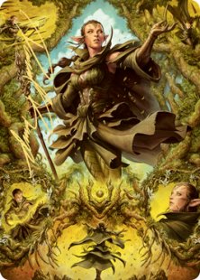Art Card 06: Nissa of Shadowed Boughs (2) (signed)