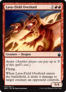 Lava-Field Overlord (foil)