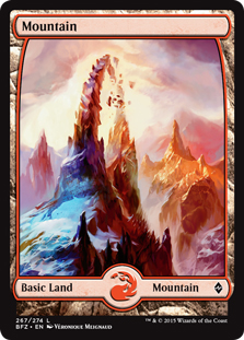 Mountain (#267b) (foil) (full art)