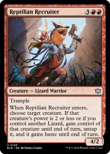 Reptilian Recruiter (foil)