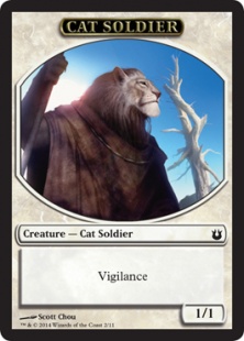 Cat Soldier token (1/1)