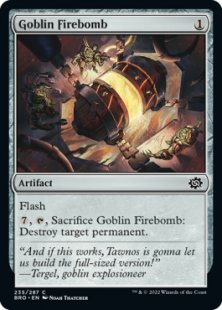 Goblin Firebomb (foil)