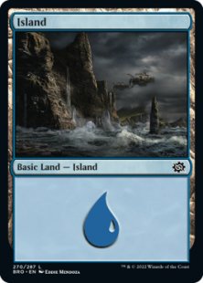 Island (#270) (foil)