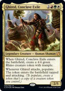 Ghired, Conclave Exile (foil) (oversized)
