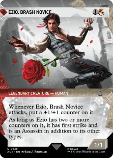 Ezio, Brash Novice (foil) (showcase)