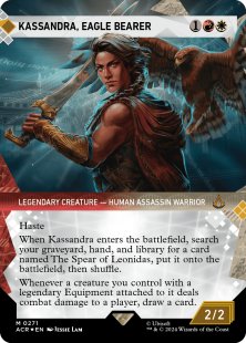 Kassandra, Eagle Bearer (#271) (textured foil) (showcase)