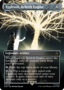 Yggdrasil, Rebirth Engine (foil) (borderless)