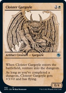 Cloister Gargoyle (foil) (showcase)