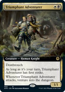 Triumphant Adventurer (extended art)