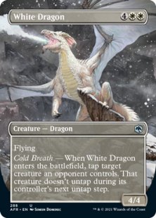 White Dragon (foil) (borderless)