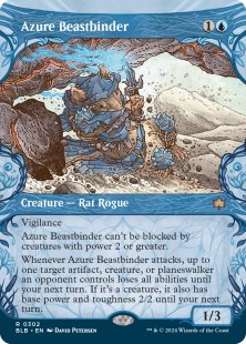 Azure Beastbinder (foil) (showcase)