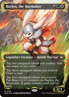 Baylen, the Haymaker (#345) (raised foil) (borderless)