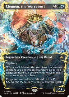 Clement, the Worrywort (#347) (raised foil) (borderless)