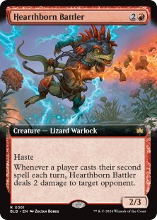 Hearthborn Battler (foil) (extended art)