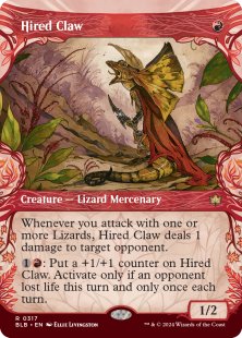 Hired Claw (foil) (showcase)