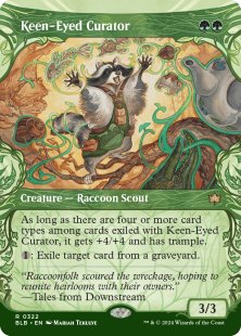 Keen-Eyed Curator (foil) (showcase)