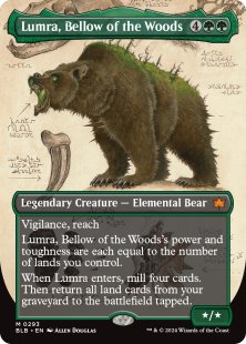 Lumra, Bellow of the Woods (#293) (foil) (borderless)