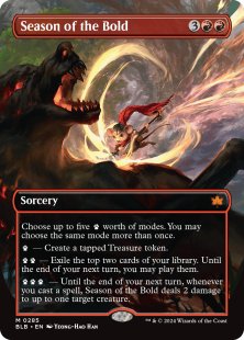 Season of the Bold (foil) (borderless)