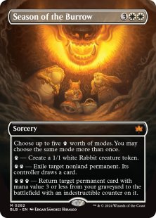 Season of the Burrow (foil) (borderless)