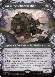 Wick, the Whorled Mind (foil) (showcase)