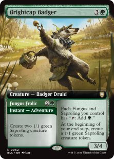 Brightcap Badger (extended art)