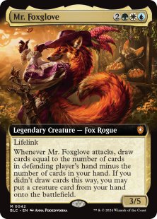 Mr. Foxglove (foil) (extended art)