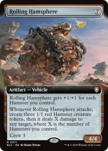 Rolling Hamsphere (extended art)