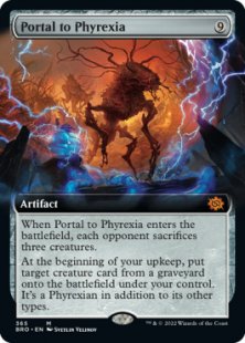Portal to Phyrexia (foil) (extended art)