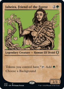 Jaheira, Friend of the Forest (foil) (showcase)
