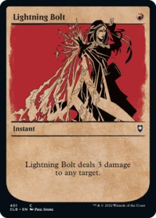 Lightning Bolt (foil) (showcase)