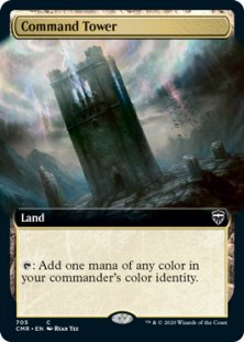 Command Tower (foil) (extended art)