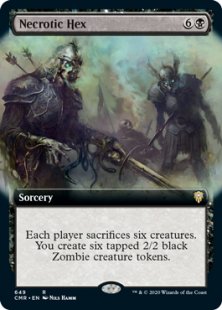 Necrotic Hex (foil) (extended art)